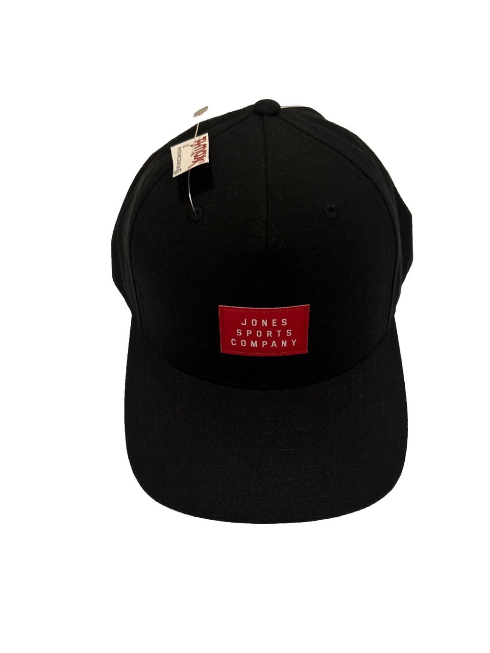 Jones Sport Company Classic Ripstop SnapBack Hat OSFA Black & Red